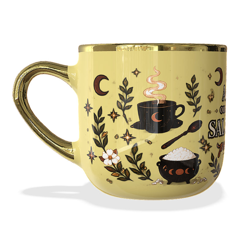 Caneca Imperial “Açúcar ou Adoçante? Sal Grosso, Por Favor!” ☕🌙