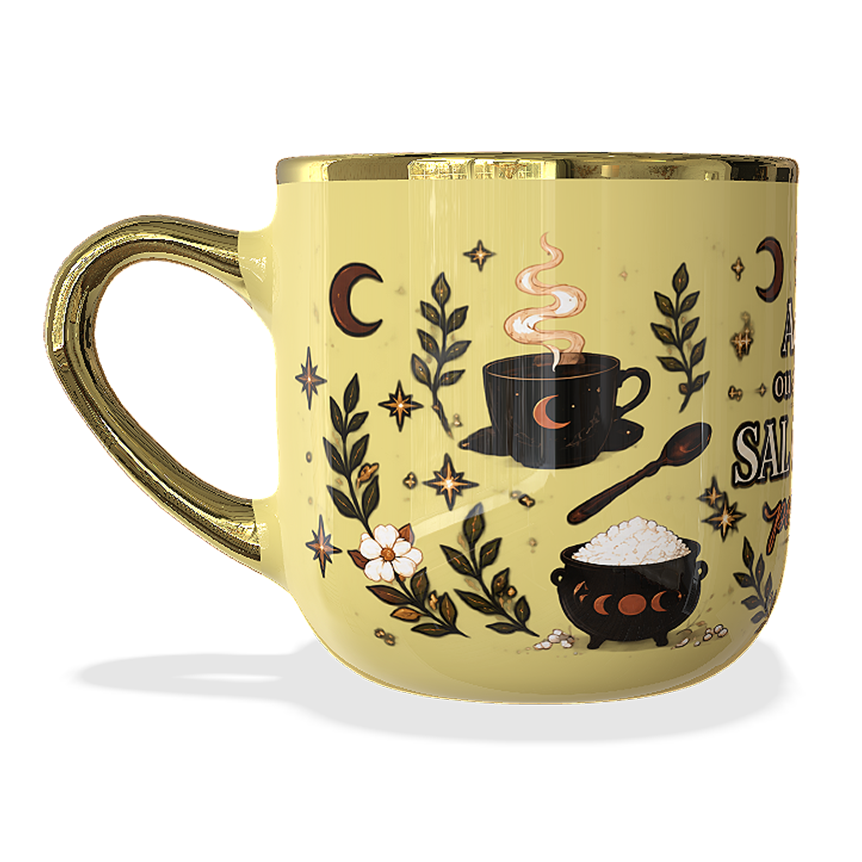 Caneca Imperial “Açúcar ou Adoçante? Sal Grosso, Por Favor!” ☕🌙