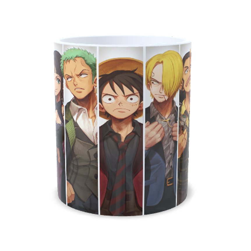 Caneca Anime Mangá – Estilo One Piece Tripulação 325ml - Imagem 2