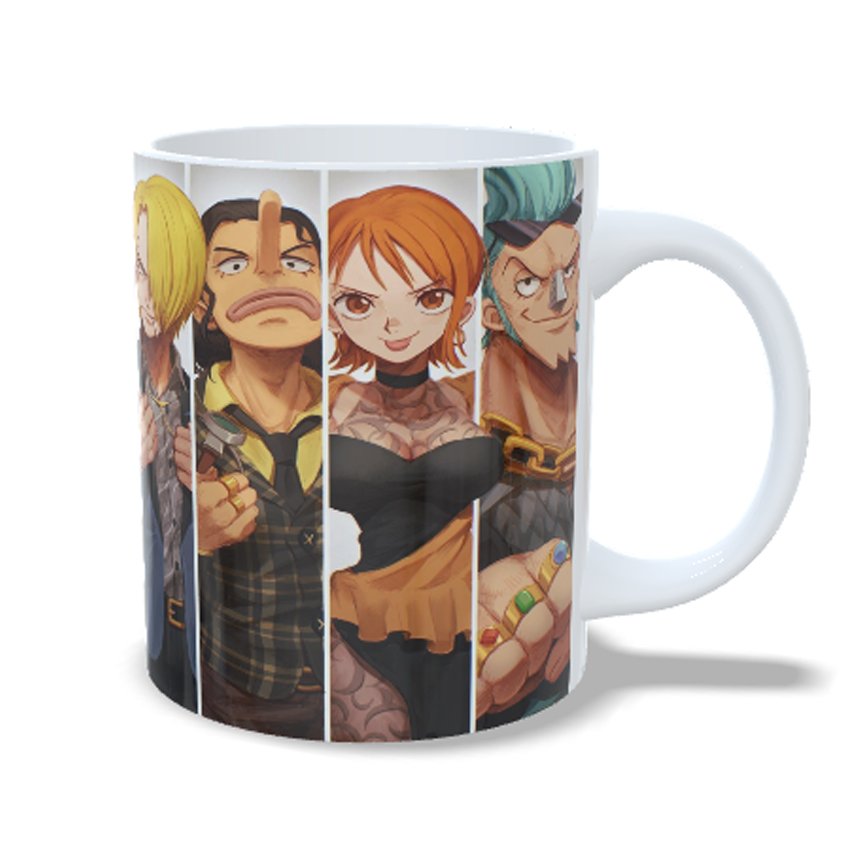Caneca Anime Mangá – Estilo One Piece Tripulação 325ml - Imagem 3