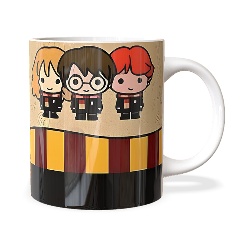 Caneca Harry Potter Hogwarts – Estilo Geek Mágico 325ml