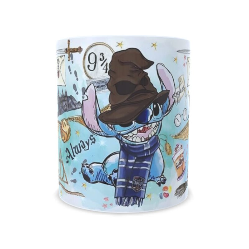 Caneca Stitch Mágico – Geek com Escola de Magia – Presente Criativo