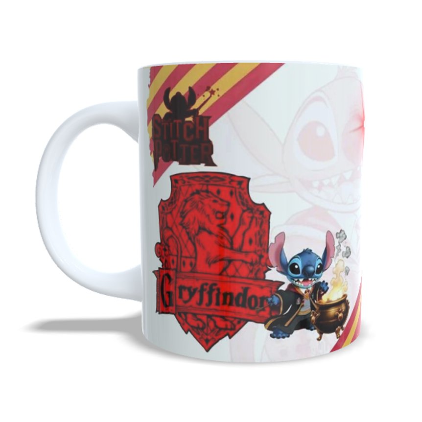 Caneca Stitch Mágico – Geek com Bruxaria e Fantasia – Presente Criativo - Imagem 3