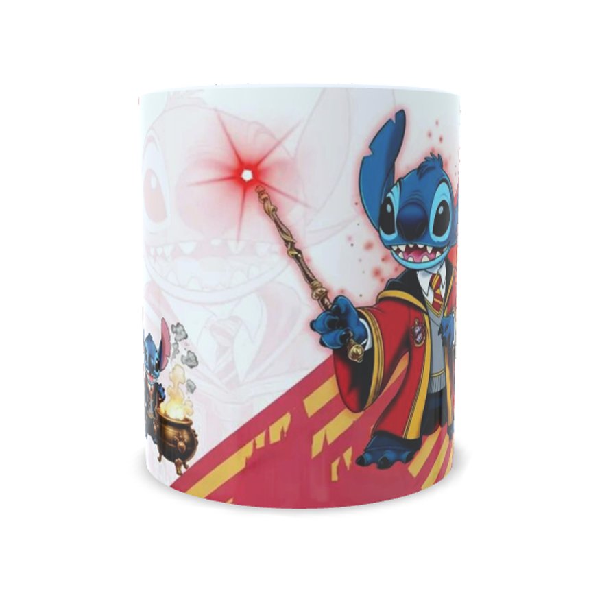 Caneca Stitch Mágico – Geek com Bruxaria e Fantasia – Presente Criativo - Imagem 2