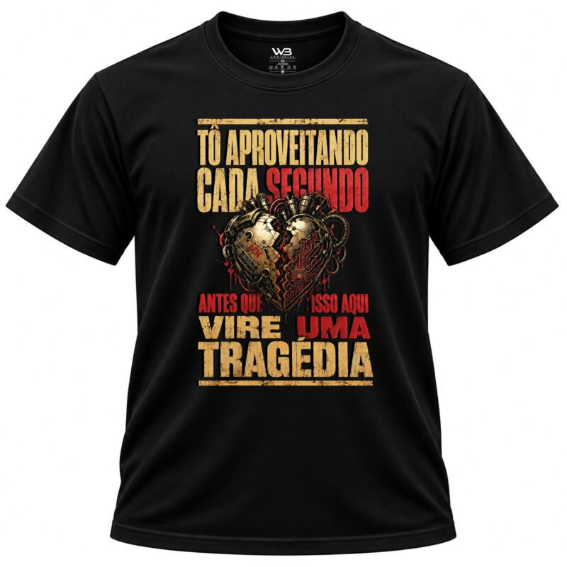 Camiseta Rock - Pitty – “Tô Aproveitando Cada Segundo”