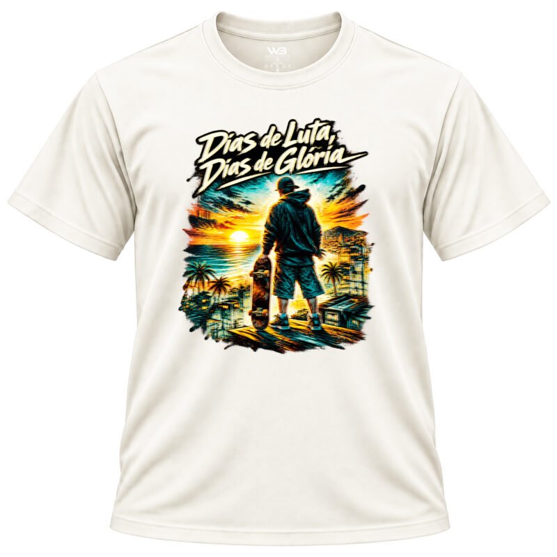 Camiseta Rock - CBJR “Dias de Luta, Dias de Glória” / off-white