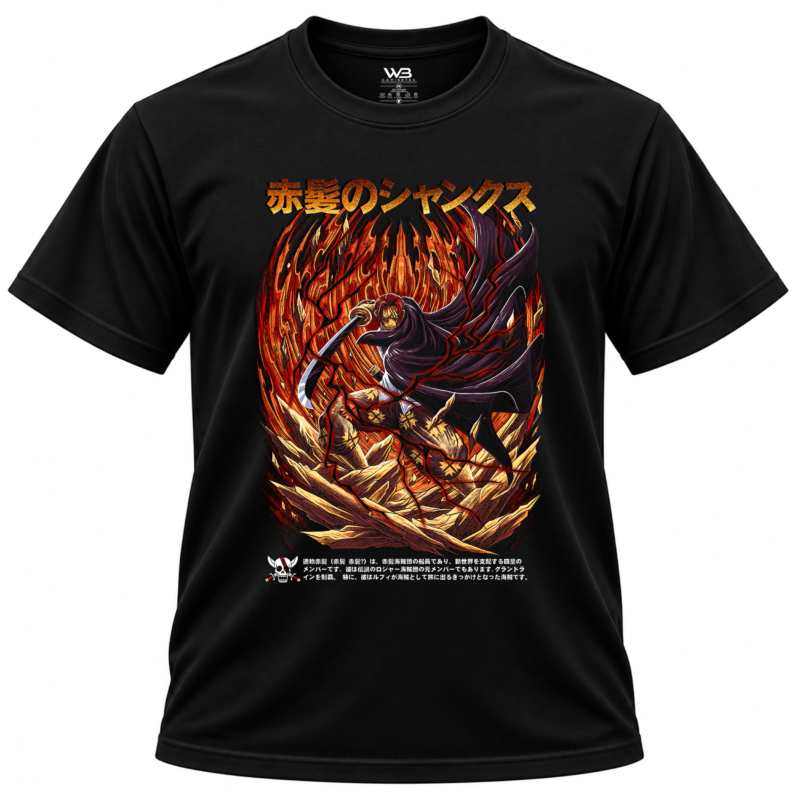 Camiseta Anime -  One Piece Shanks